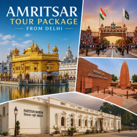 Golden Temple, Wagah Border, Jallianwala Bagh, and Partition Museum featured in the Amritsar Tour Package from Delhi