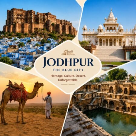 Jodhpur Tour Package from Delhi featuring Mehrangarh Fort, Jaswant Thada, Toorji Ka Jhalra and Osian Desert camel safari in Rajasthan