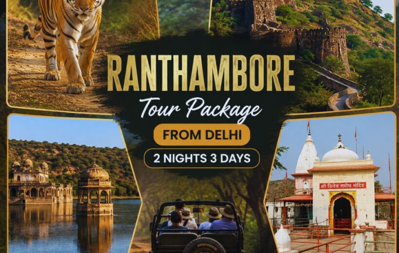 Ranthambore Tour Package from Delhi | 2 Nights 3 Days Wildlife Escape