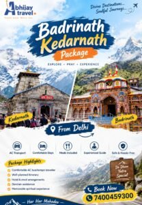 Badrinath Kedarnath Package from Delhi: Price & Itinerary