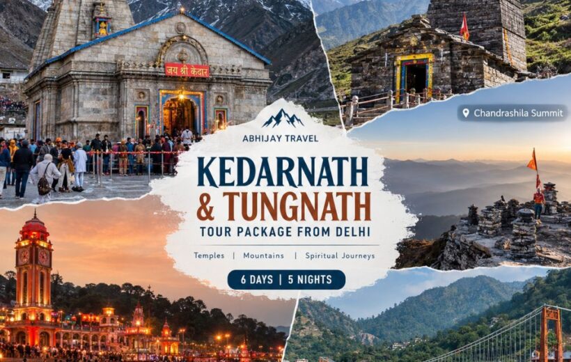 Kedarnath and Tungnath Tour Package from Delhi: Chopta & Chandrashila Yatra